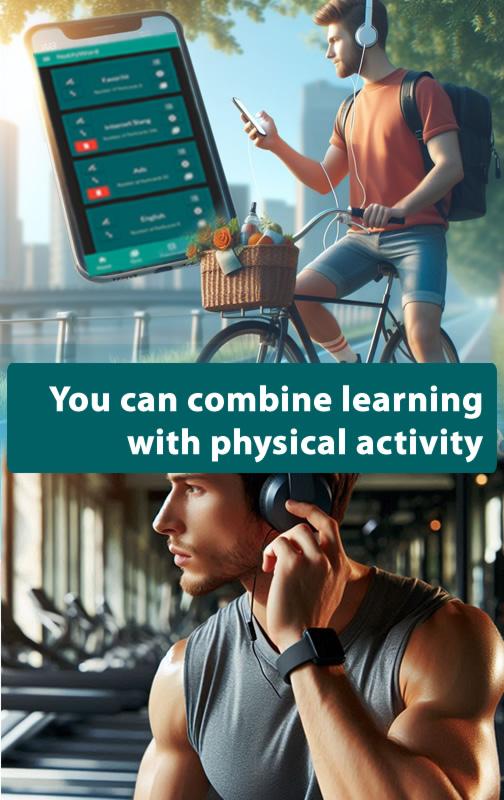 Diverse Language Learning Apps on a Phone Screen for Free Study